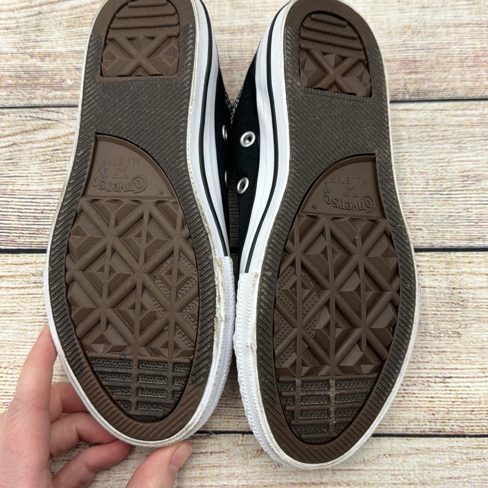 Converse All Star Black and White Sneakers Size 13 - Picture 3 of 6